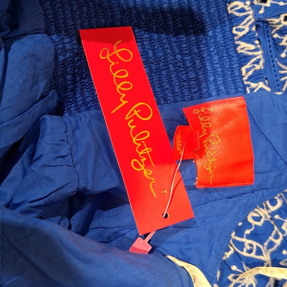 Lilly Pulitzer Morrie Ruffle Sleeve Eyelet Dress Various Sizes - Picture 5 of 5